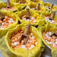 Свеча в гипсовой форме &laquo;Тыква&raquo;